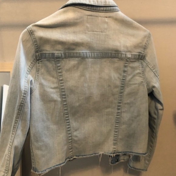 True Religion Oversized Cropped Jean Jacket “trucker jacket” - Picture 14 of 14